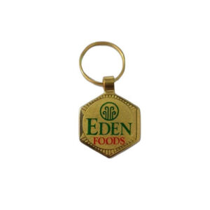 Metal Golden Meena Keychain